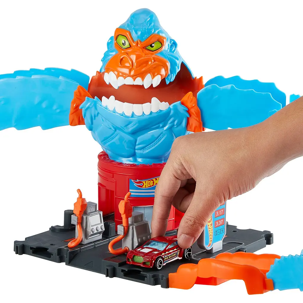 Ігровий набір Hot Wheels Порятунок від горили Небезпечні істоти (HDR30) - фото 7