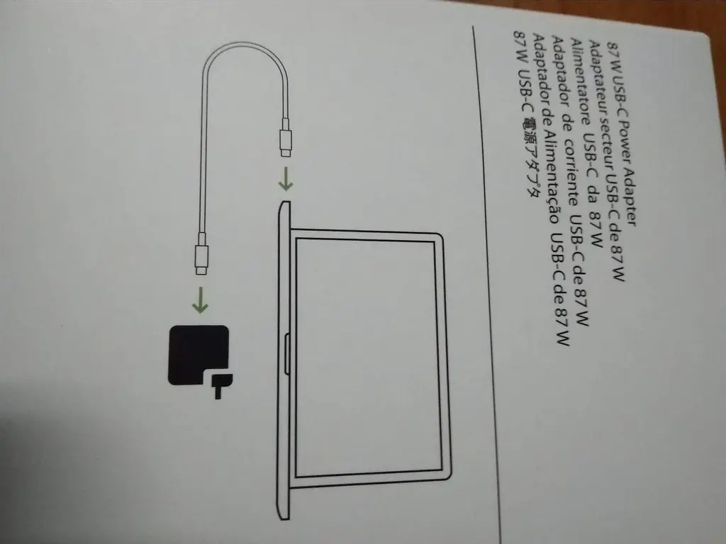 Блок питания Apple MacBook 87w Type-C СЗУ вход зарядное - фото 7