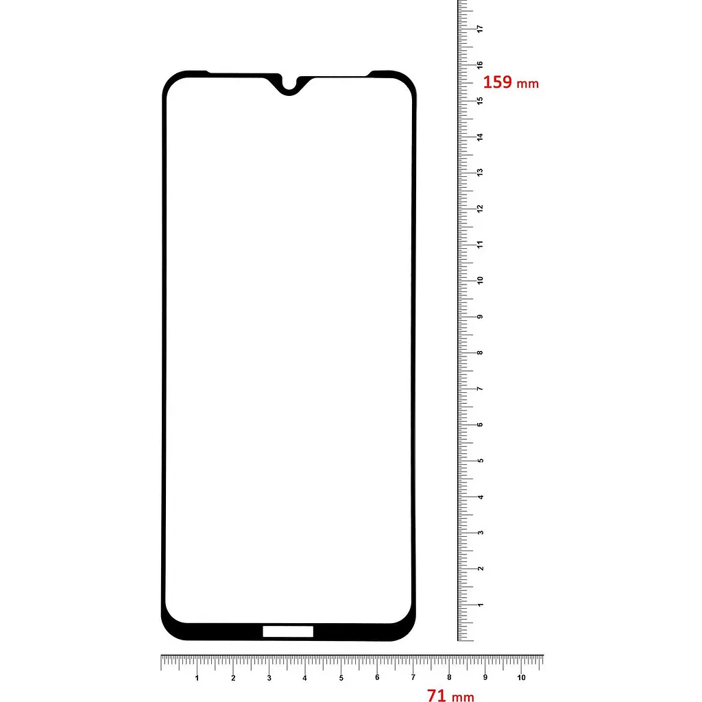 Захисне скло Premium BeCover для Nokia 2.4 Black (705383) - фото 2