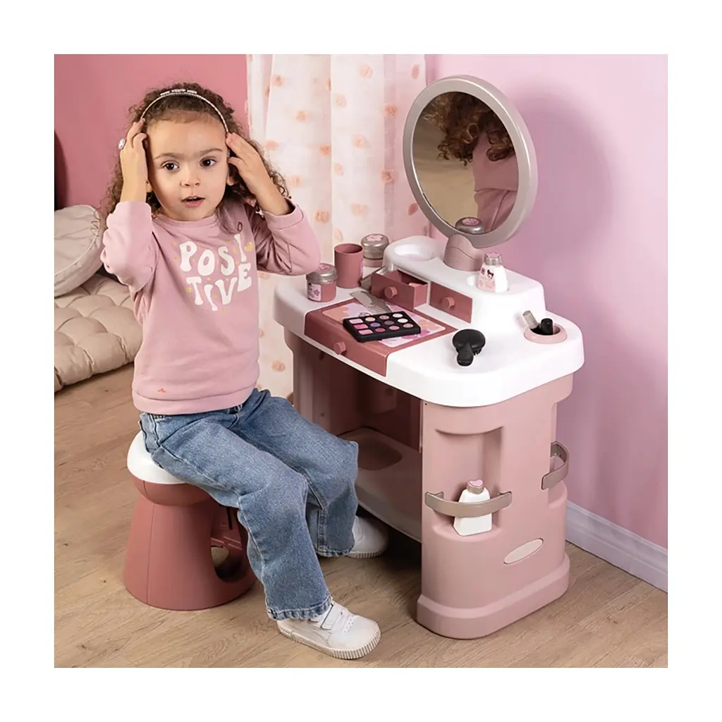 Игровой набор Smoby Бьюти столик. Стилист с набором косметики, 15 аксессуаров (7600320257) - фото 8