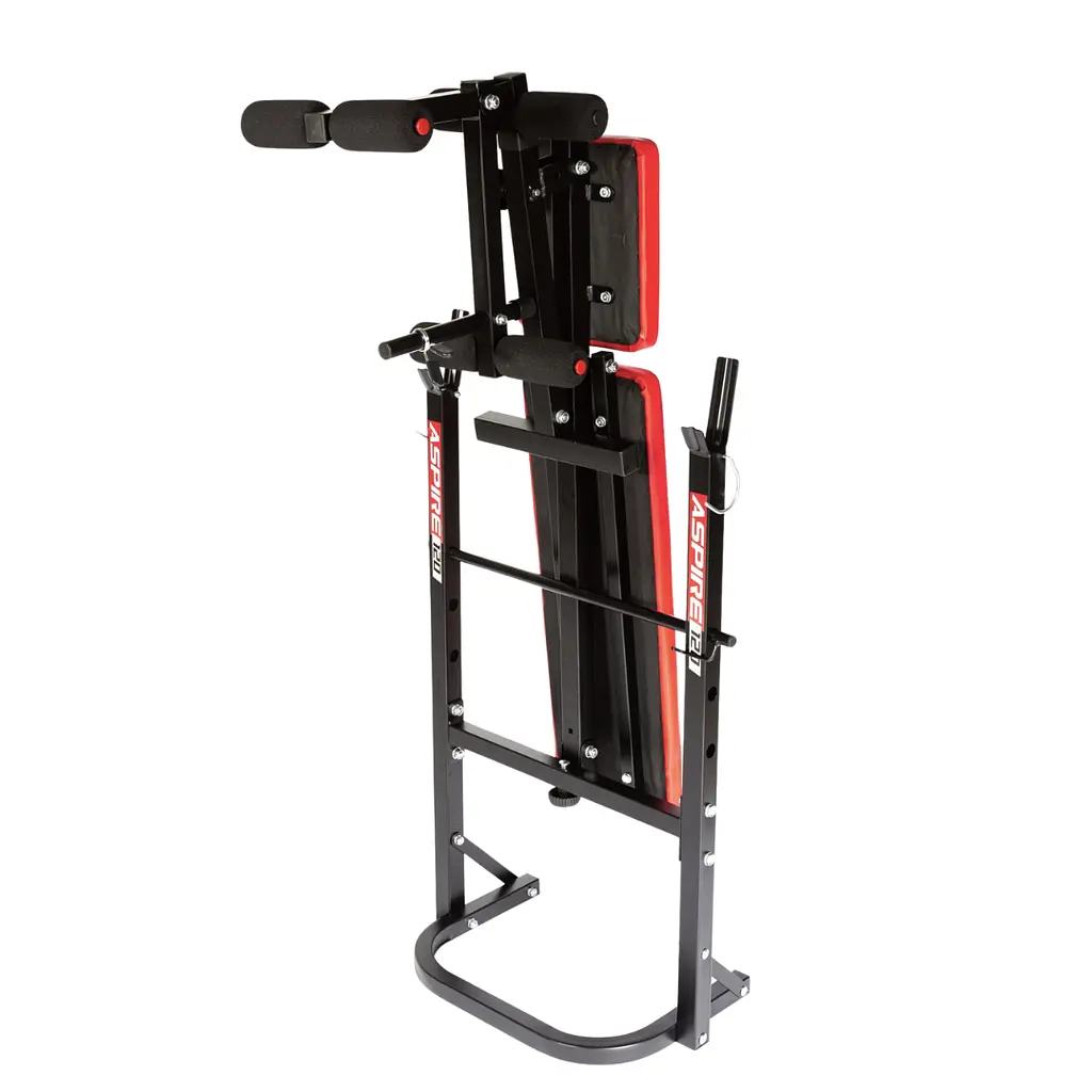 Лавка тренувальна York Fitness ASPIRE 120 складана зі стійкою під штангу - фото 4