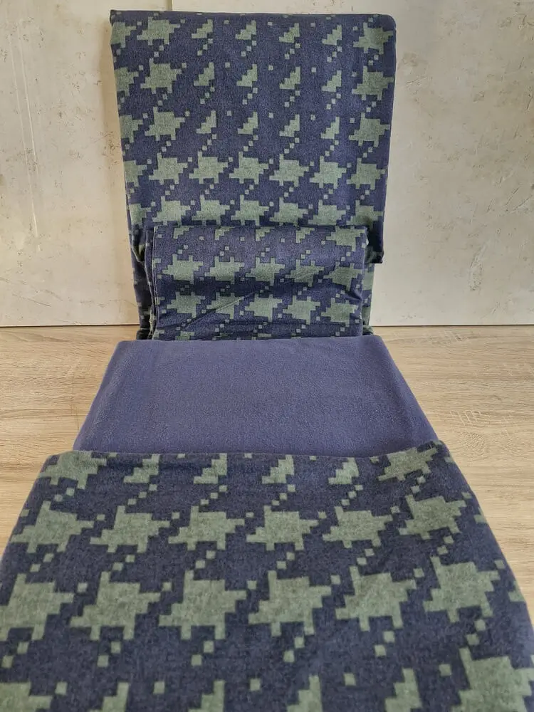 Турецька постільна білизна First Choice фланель Sadora navy blue євро - фото 3