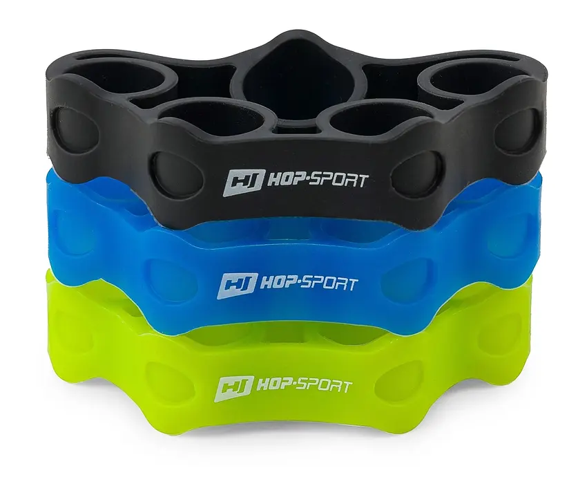 Набір еспандерів для тренування пальців рук Hop-Sport HS-M003FT розмір M - фото 3