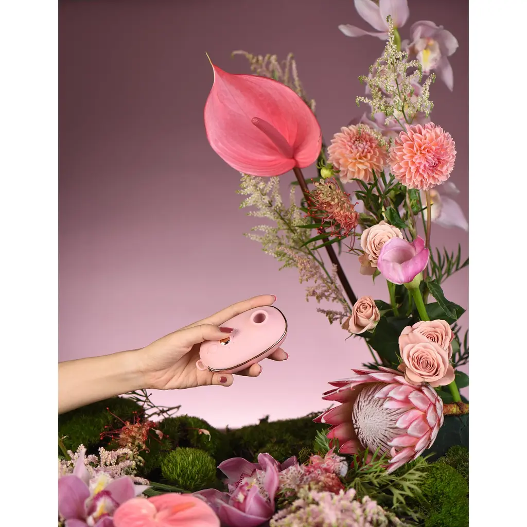 Вакуумний стимулятор клітора Qingnan No.0 рожевий - фото 12