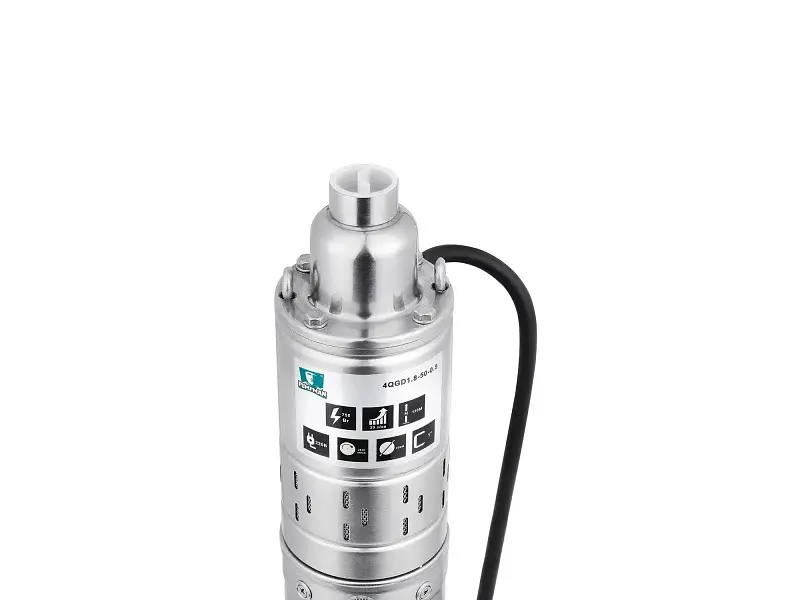 Насос глибинний шнековий Pumpman 4QGD1.8-50-0.55 кВт Нmax 130 м Qmax 1,8 куб.м 550 Вт - фото 2