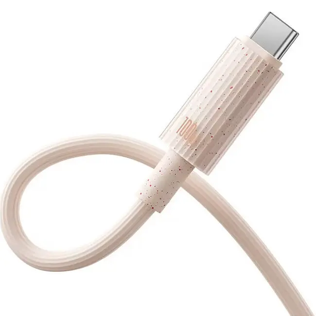 Кабель Baseus Habitat Series Fast Charging Cable Type-C to Type-C 100W 2m P10360202421-01 Pink - фото 4