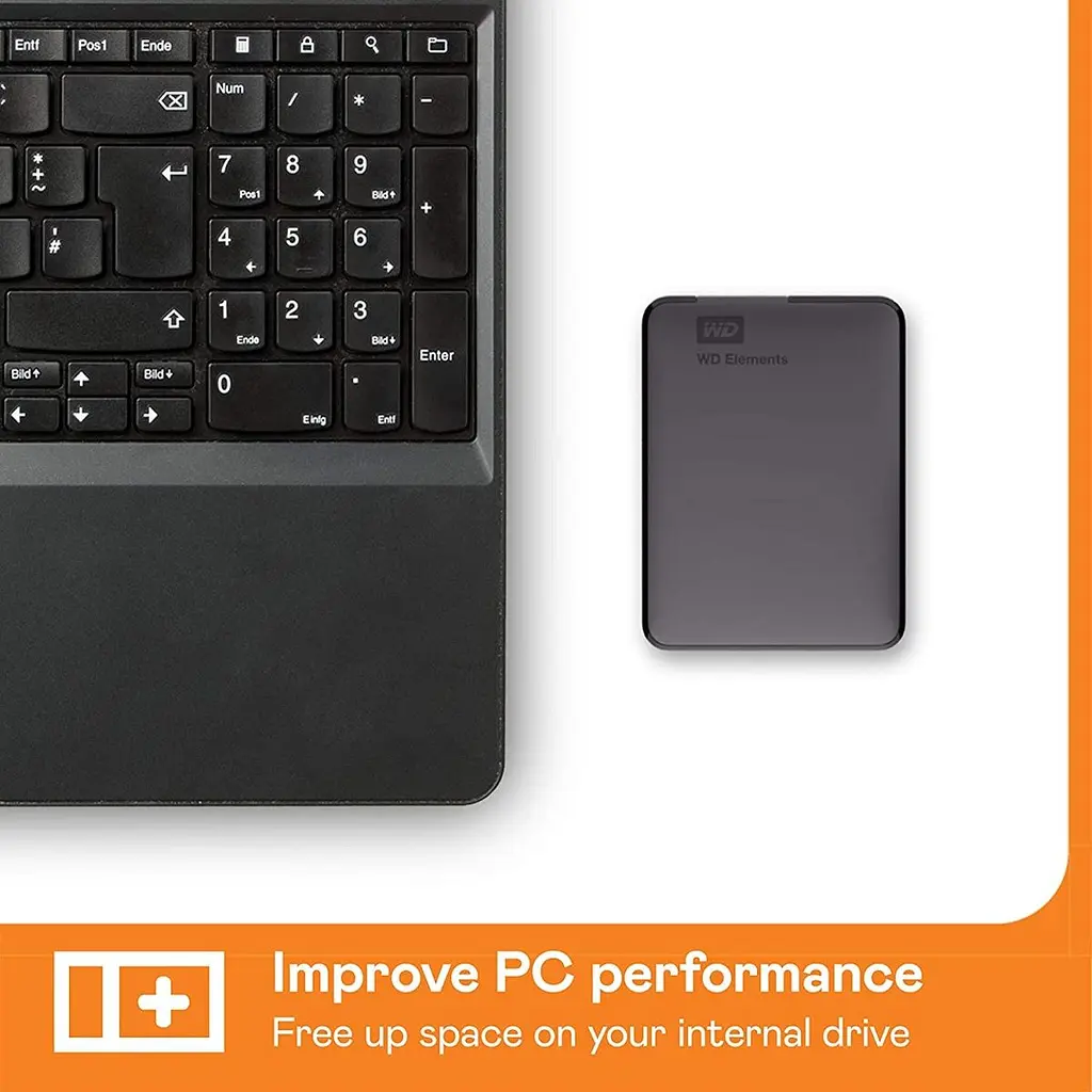 Зовнішній жорсткий диск WD Elements 5TB Portable External HD Black (WDBU6Y0050BBK) [69686] - фото 7