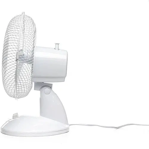 Вентилятор настільний Holmer HFS-1209-1W, White, 35 Вт, 2 швидкості, автоповорот, 3 лопаті по 23 см - фото 4