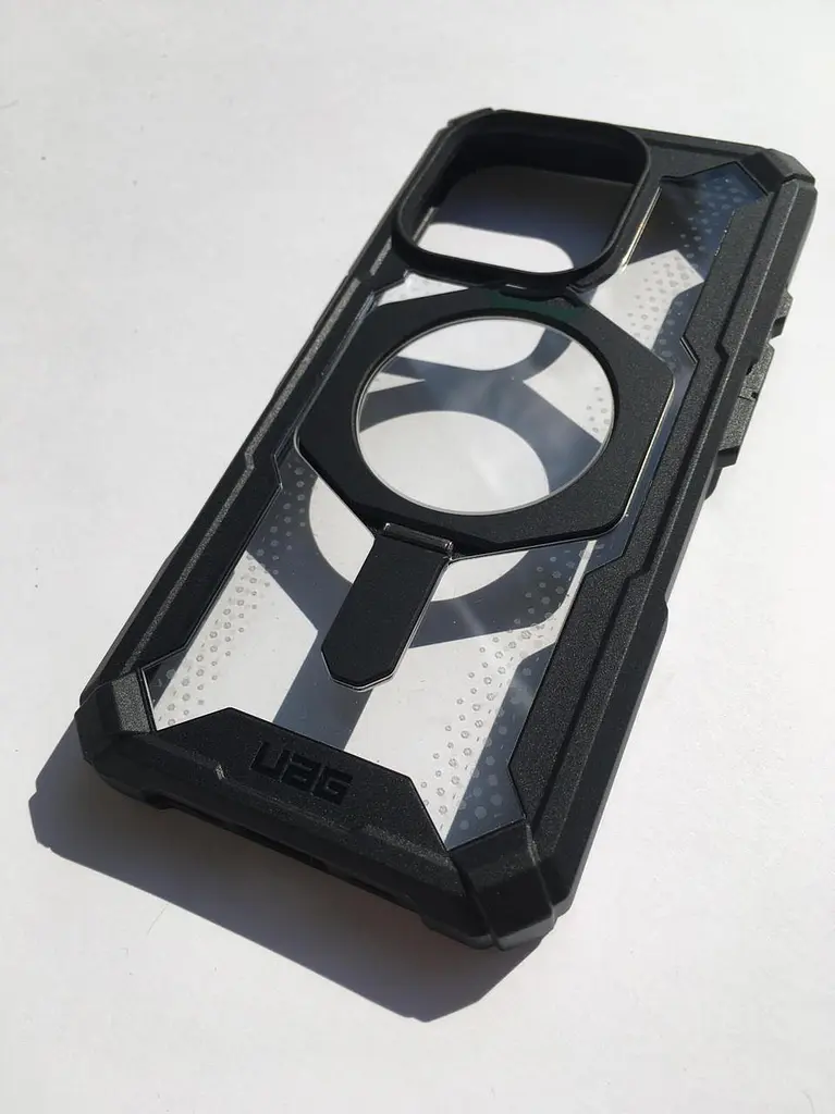 Оригінальний протиударний чохол для iPhone 16 Pro Max UAG Plasma XTE MagSafe Black 11447511404G з підставкою - фото 5