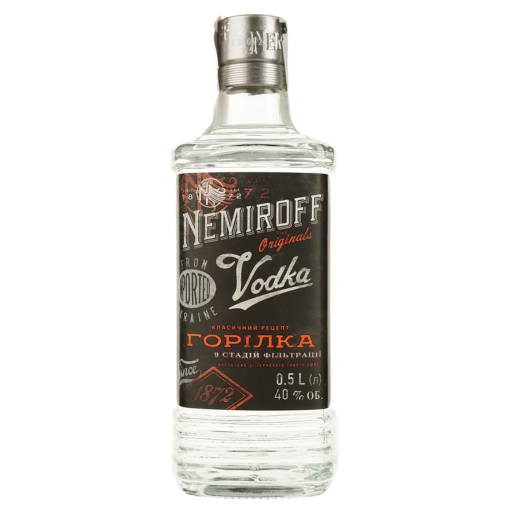 Упаковка водки особенной Nemiroff Originals 40% 7.5 л (0.5 л х 15 шт.) - фото 2