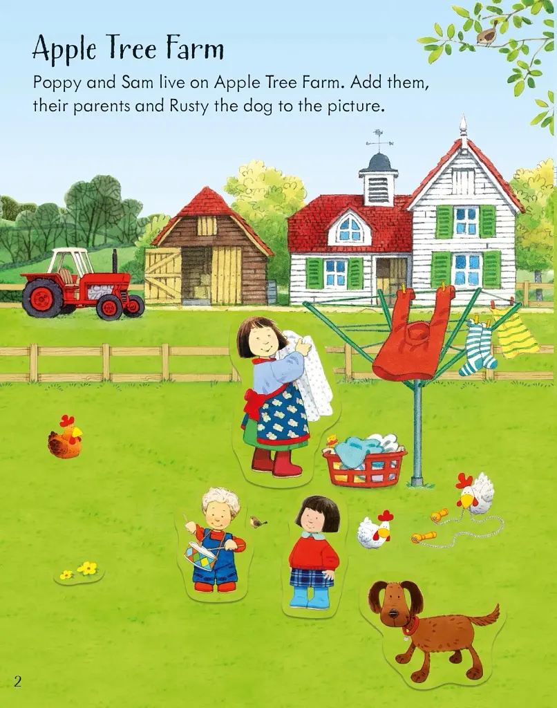 Poppy and Sam's Animals Sticker Book - фото 2