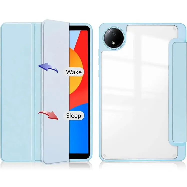 Чохол-книжка BeCover Soft Edge TPU з кріпленням для стілусу для Xiaomi Redmi Pad SE 8.7" Light Blue (712569) - фото 2