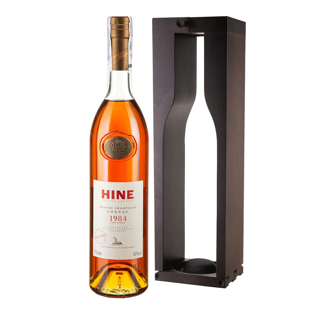 Коньяк Hine Early Landed 1984 Grande Champagne, 40%, в деревянной коробке, 0,7 л - фото 1