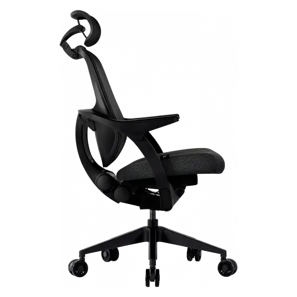 Офісне ергономічне крісло GT Racer B-6333 Fabric Dark Gray/Black - фото 10