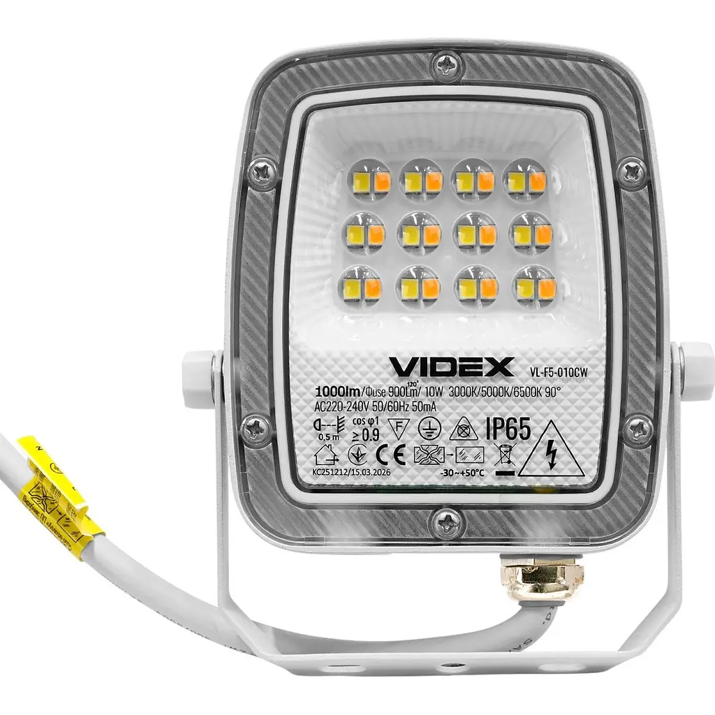 Світлодіодний прожектор Videx F5 10W White (VL-F5-010CW) [174692] - фото 2