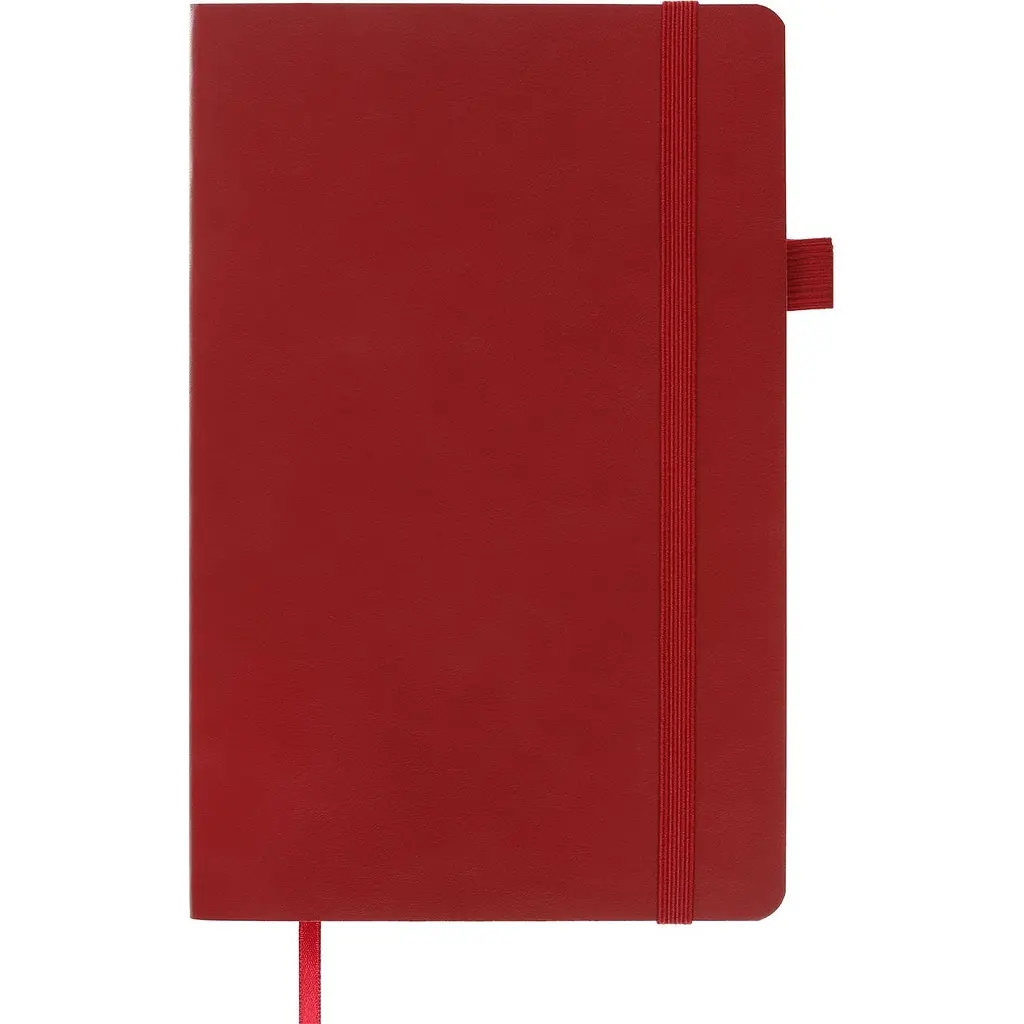 Книга записная Buromax Primo в клеточку 195х125 мм бордовая 96 листов (BM.291161-13) - фото 2
