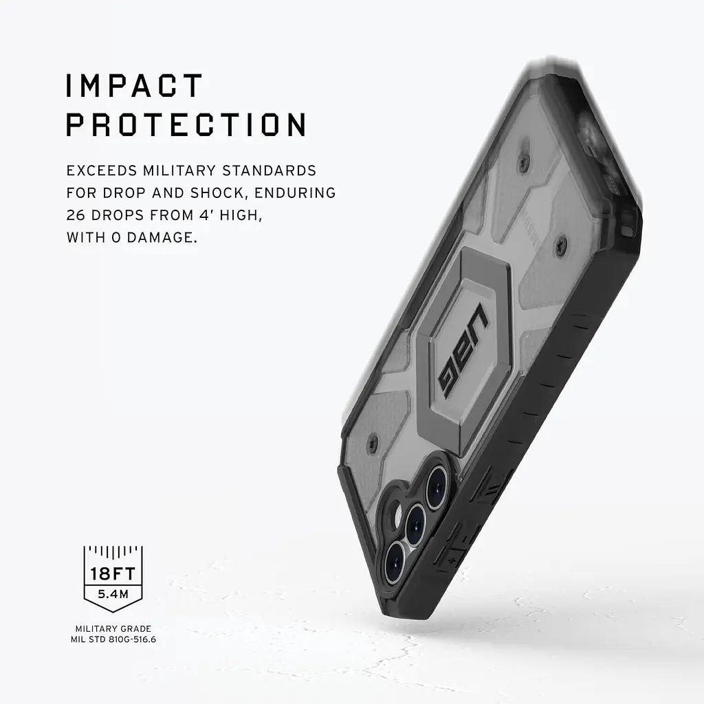 Оригінальний протиударний чохол UAG Pathfinder для Samsung Galaxy S23 FE (S711) Ash 214410113131 - фото 9