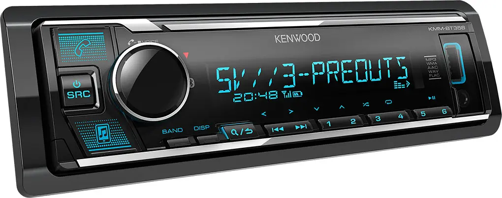 Автомагнитола Kenwood KMM-BT358 [83434] - фото 2