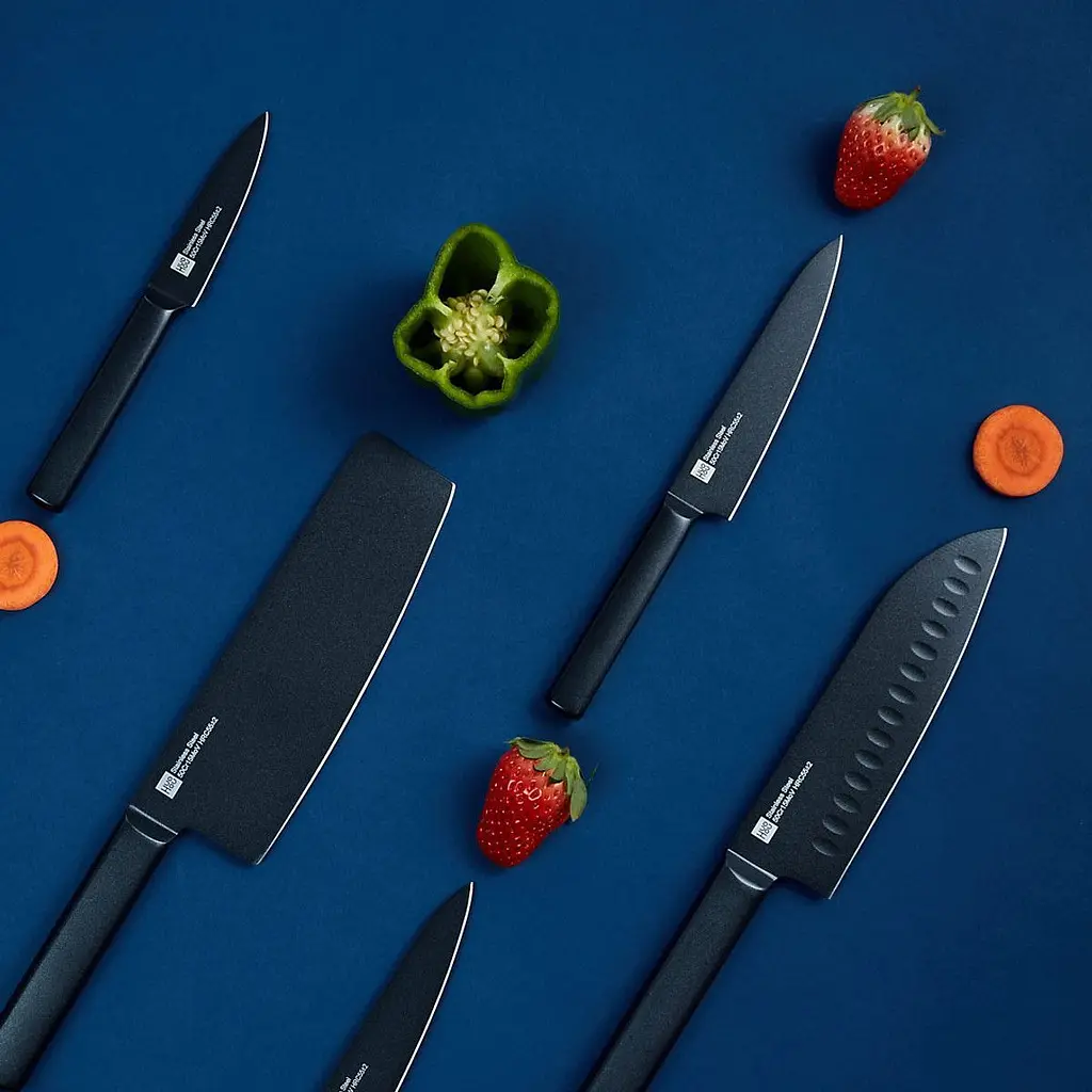 Набір ножів Xiaomi HuoHou Set of Knives with Stand 5 in 1 (HU0076) [50184] - фото 3