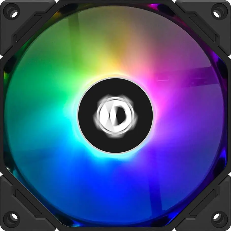 Вентилятор ID-Cooling TF-9215 ARGB, 92x92x15мм, 4-pin, черно-белий (TF-9215 ARGB) - фото 2