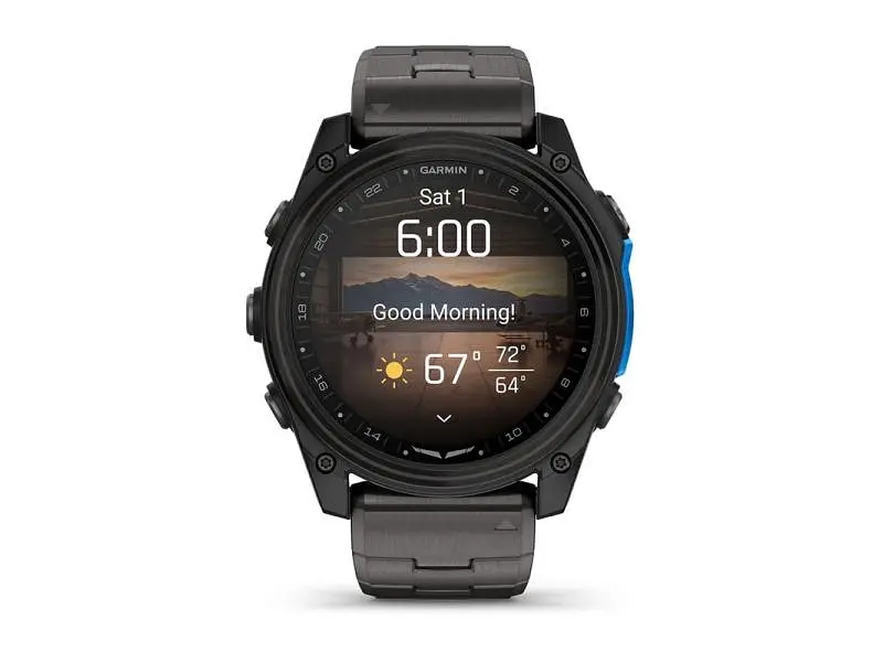 Смарт-годинник Garmin D2 Mach 2 51mm Carbon Gray DLC Titanium w. Vented Titanium Bracelet (010-02905-30/31) - фото 6