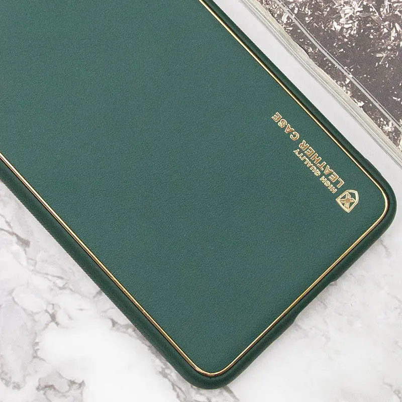 Шкіряний чохол Xshield для Samsung Galaxy A04s Зелений / Army green - фото 2