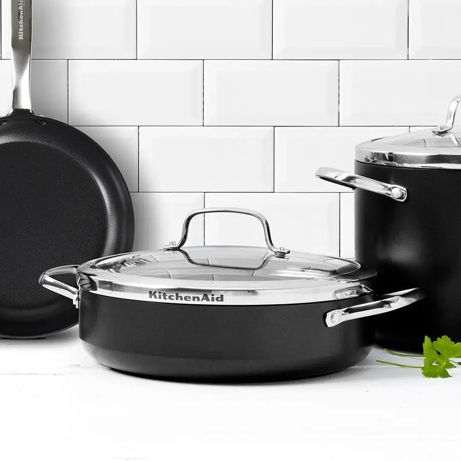 Сотейник с крышкой KitchenAid Aluline с керамическим покрытием 28 см 4.2 л (CW001978-002) - фото 2