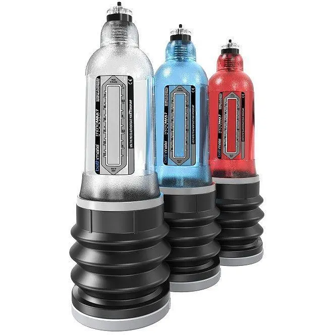 Гидропомпа Bathmate Hydromax 7 Wide Boy для увеличения члена 26х7 см красная - фото 8