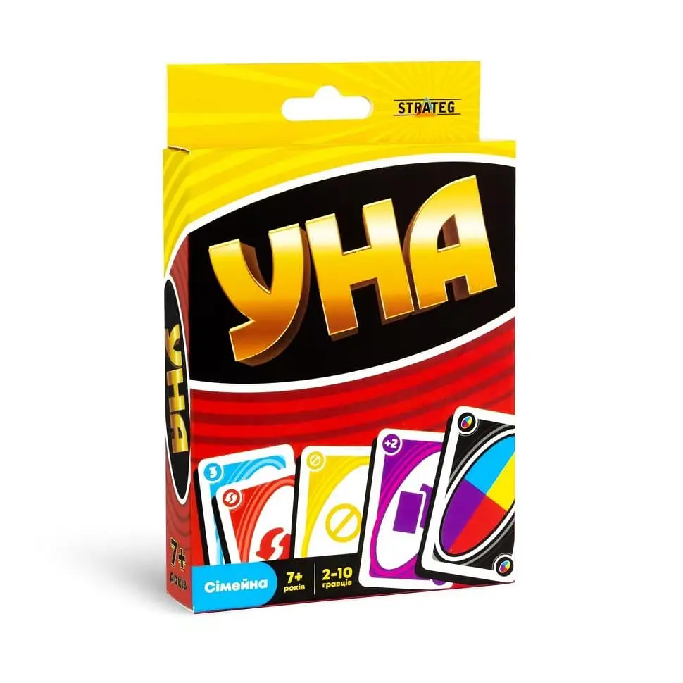 Настільна гра Strateg УНА classic 2-10 гравців від 7 років (SR-113-N-811)