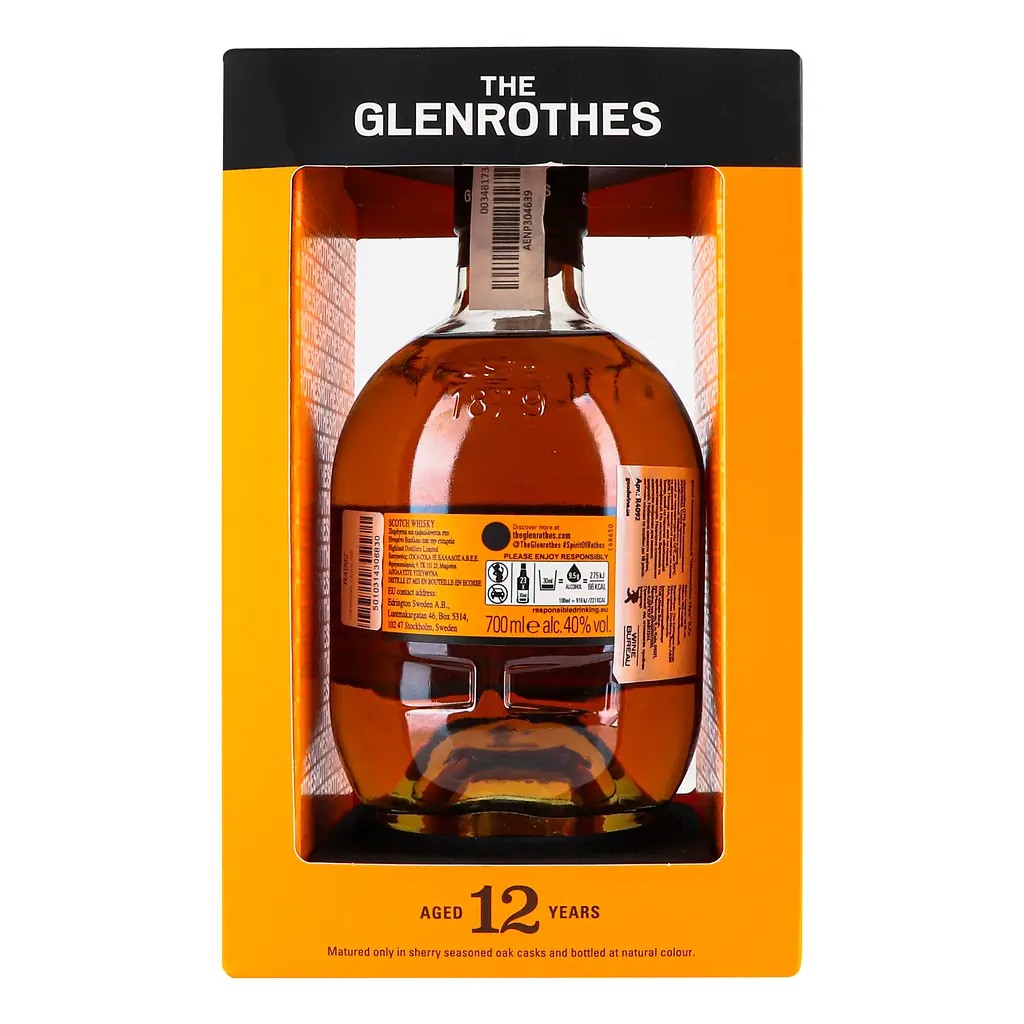 Віскі Glenrothes 12 yo Speyside Single Malt Scotch Whisky 40% 0.7 л у подарунковій упаковці - фото 4