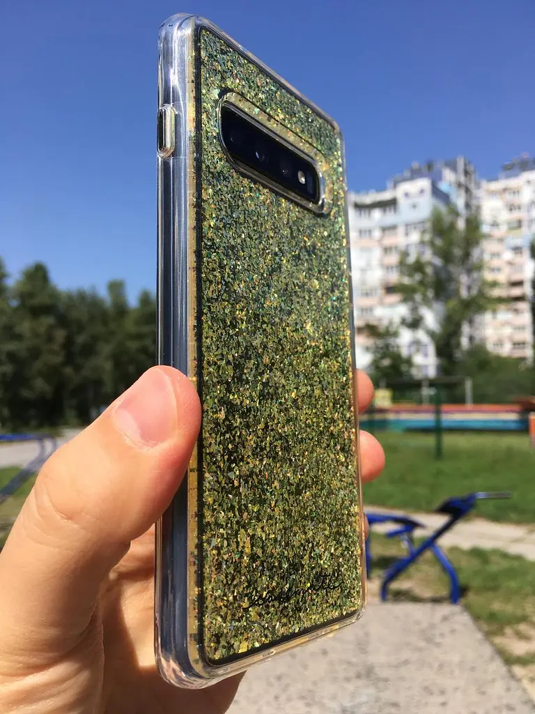 Чохол прозорий протиударний з блискітками Case-Mate Twinkle для Samsung Galaxy S10 (6.1") Stardust (Зоряний пил) - фото 7