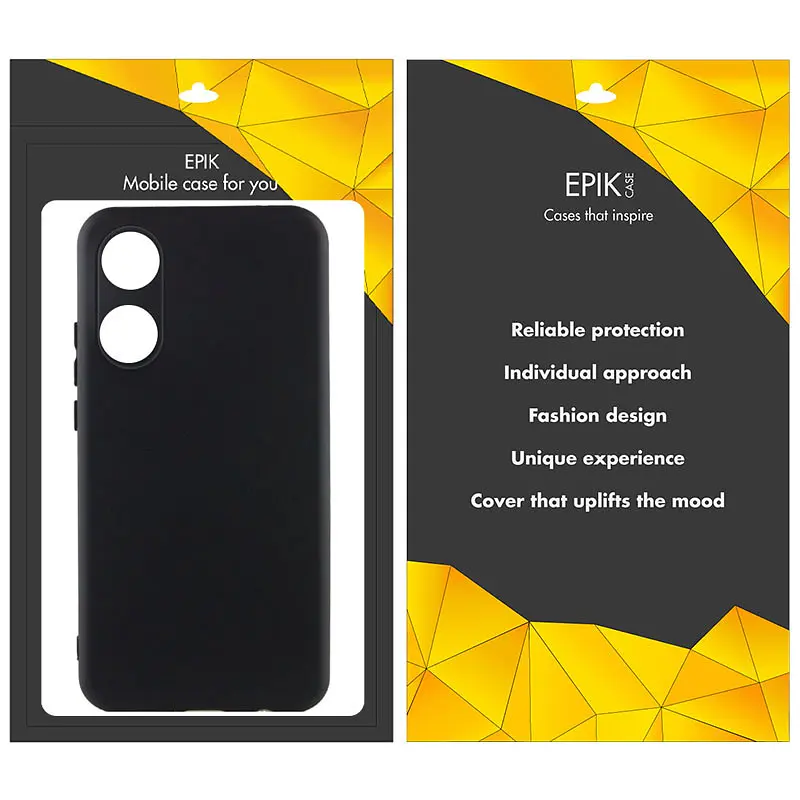 Чохол TPU Epik Black Full Camera для Oppo A58 4G Чорний - фото 4