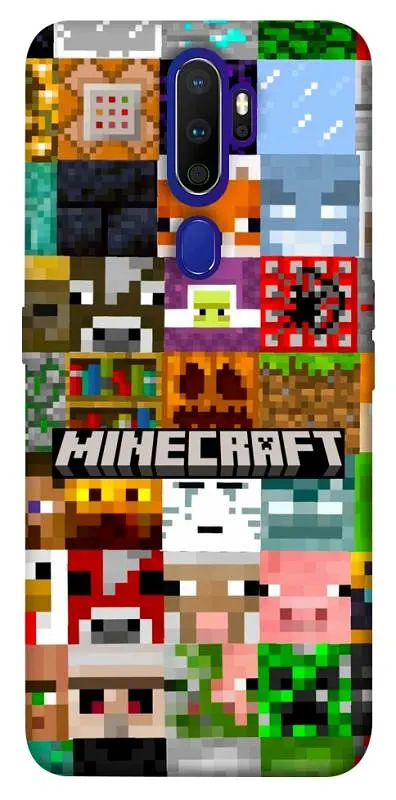 TPU чохол Demsky Minecraft collage для Oppo A5 (2020) / Oppo A9 (2020)