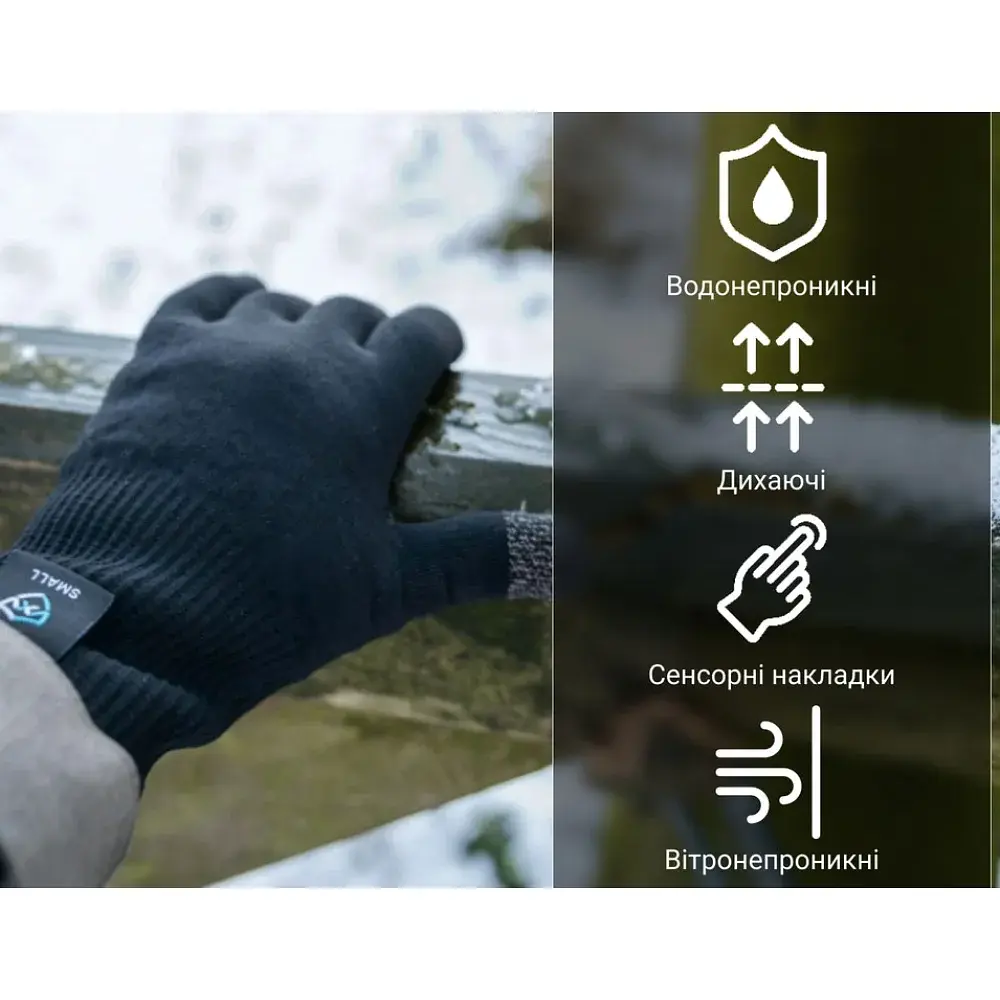 Рукавиці DexShell ThermFit 3.0 Gloves M black - фото 7