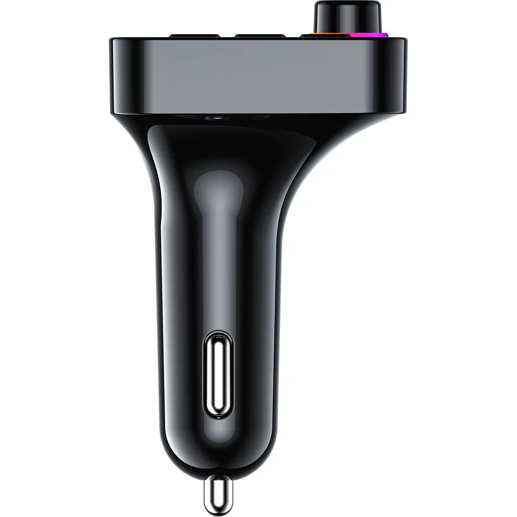 FM модулятор Havit HV-FM819BT USB-A+USB-C PD24W RGB Black (HV-FM819BT) - фото 4