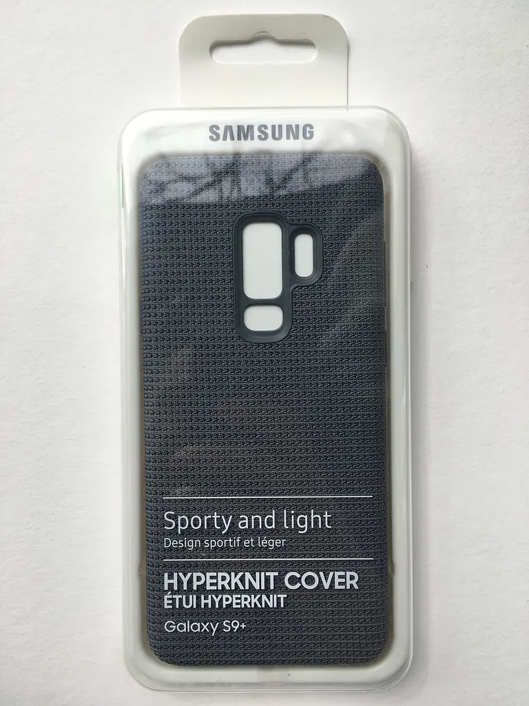Чохол протиударний синтетичний Cover Hyperknit EF-GG965 для Samsung S9 Plus Gray - фото 2