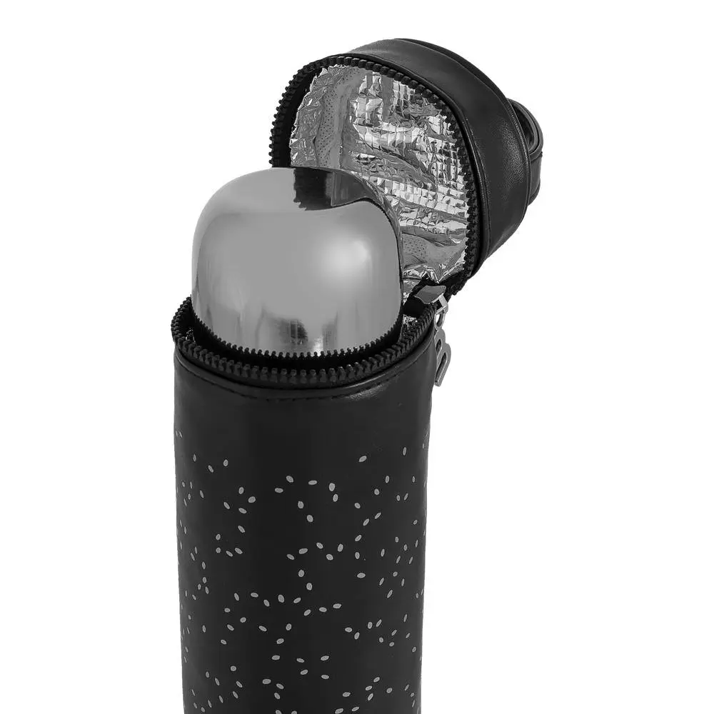 Термос Miniland Deluxe Thermos Silver с термосумкой, серебристый, 500 мл (89255) - фото 3
