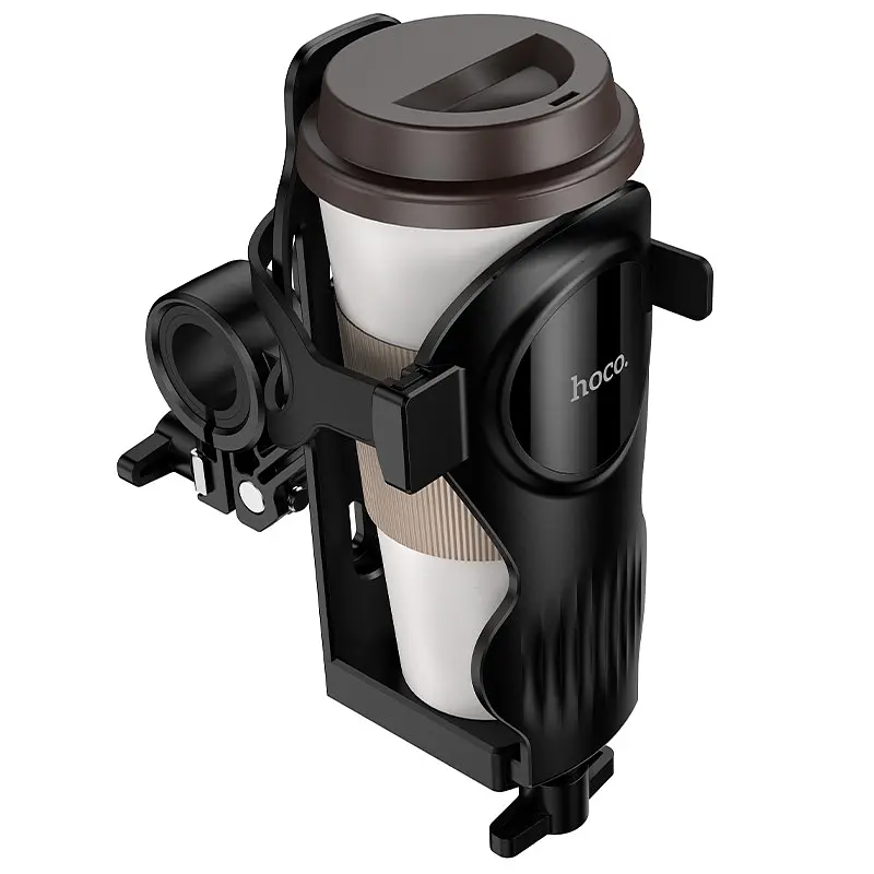 Велотримач для телефона HOCO H94 Feliz cycling water cup holder чорний - фото 3