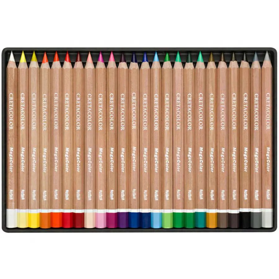 Набір кольорових олівців MegaColor 24 шт. Cretacolor (9014400290887) - фото 5