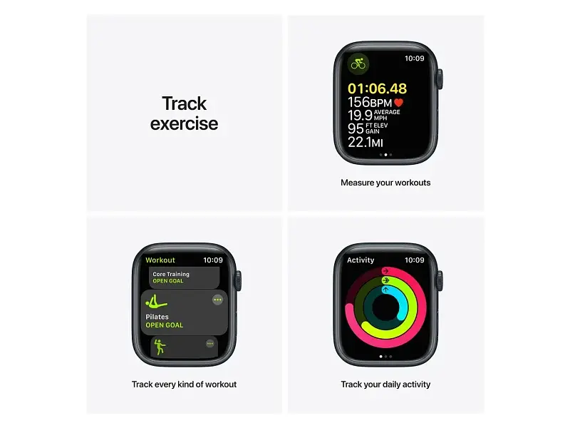 Смарт-годинник Apple Watch Series 7 GPS 45mm PRODUCT RED Aluminum Case With PRODUCT RED Sport Band (MKN93) - фото 8