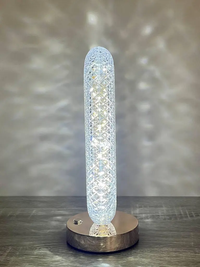 Настільна LED-лампа Runway Star Eye Lantern акумуляторна декоративна з кришталевим ефектом RGB-підсвіткою і сенсорним - фото 2