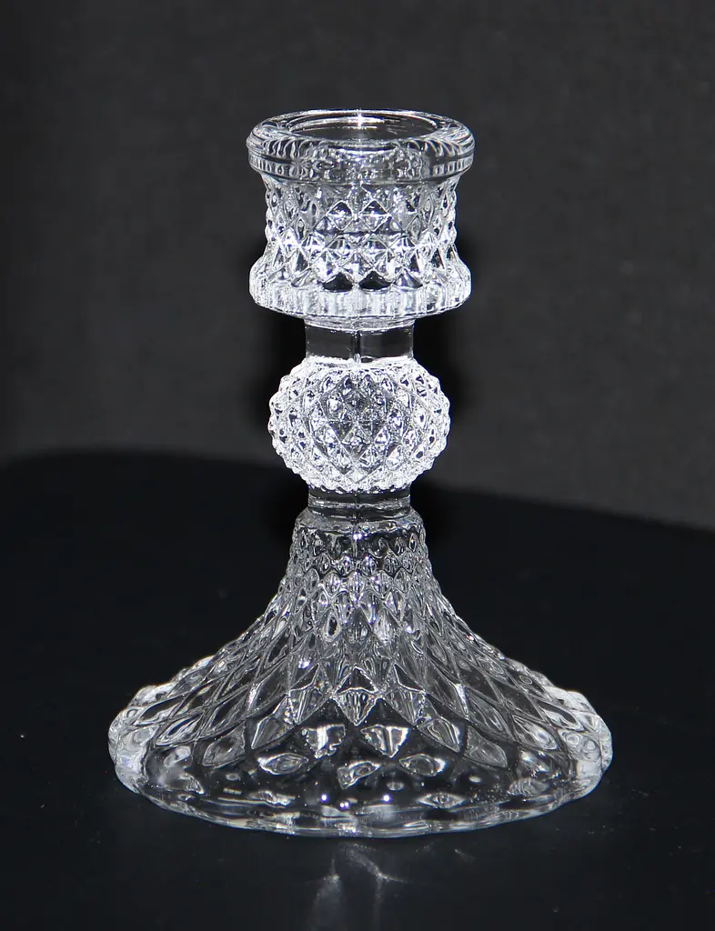 Свічник Crystal New Miracle скляний 10 см (83241011-4) - фото 3