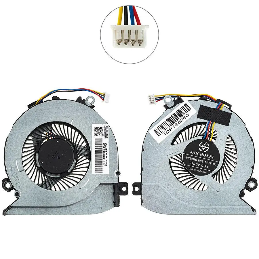 Вентилятор для ноутбука HP PAVILION 14-AB 15-AB 15-AB100 15-AB200 15-AB500 17-G 15Z-A series 4pin (806747-001) (Кулер)