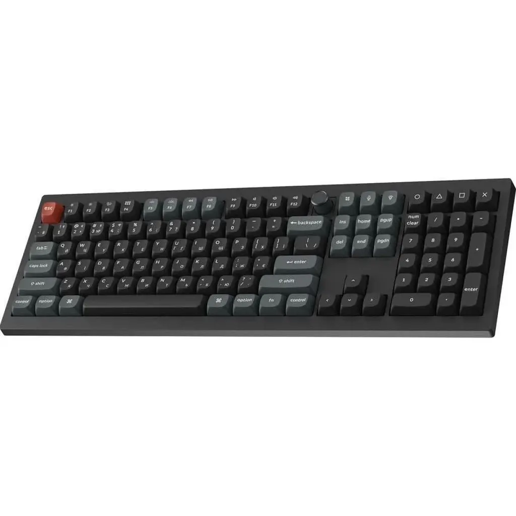 Клавіатура Keychron V6 Ultra Red Switch RGB UA Black (V6U-D1-UA) [169128] - фото 4