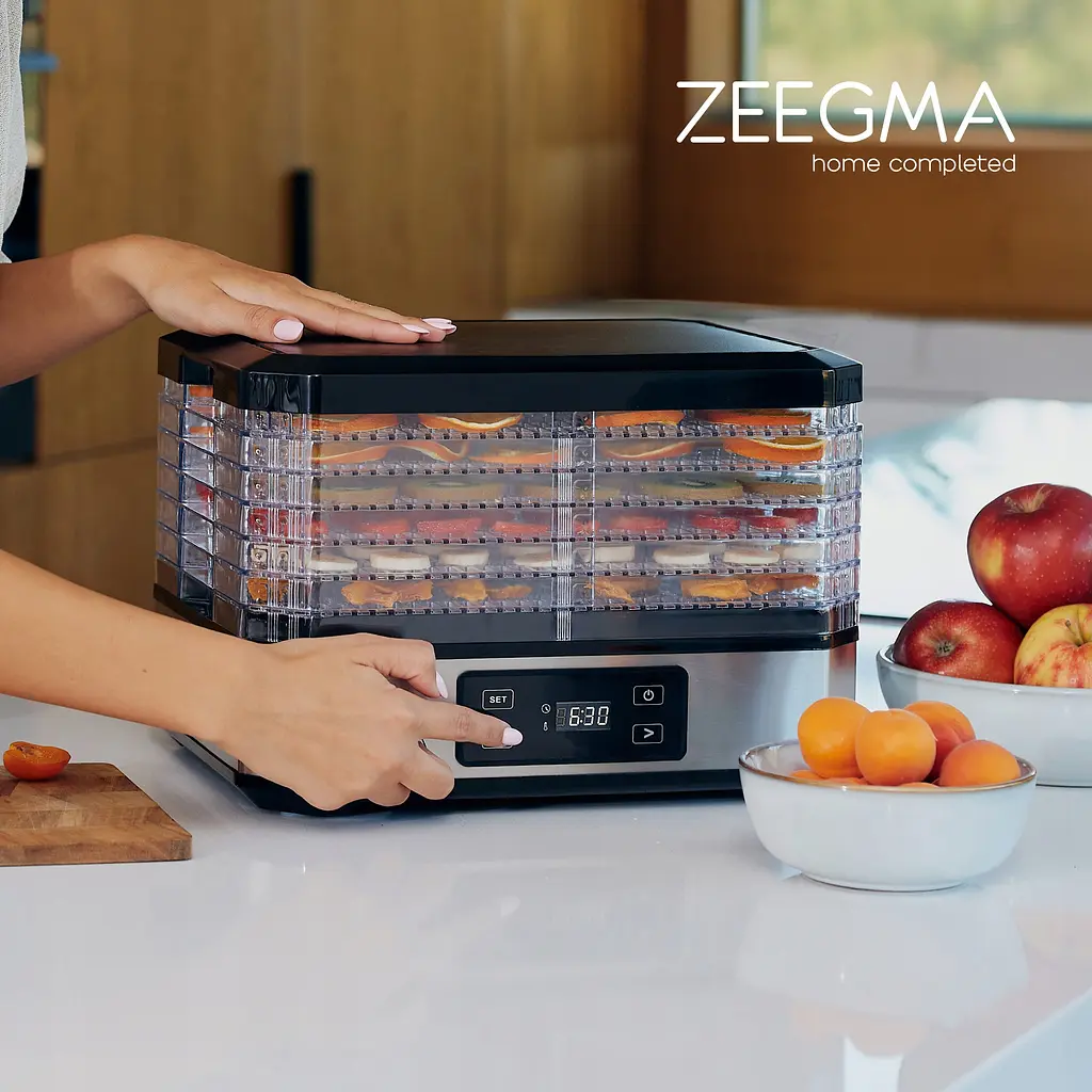 Сушилка для овощей фруктов и грибов дегидрататор Zeegma Dry Chef Silver - фото 4