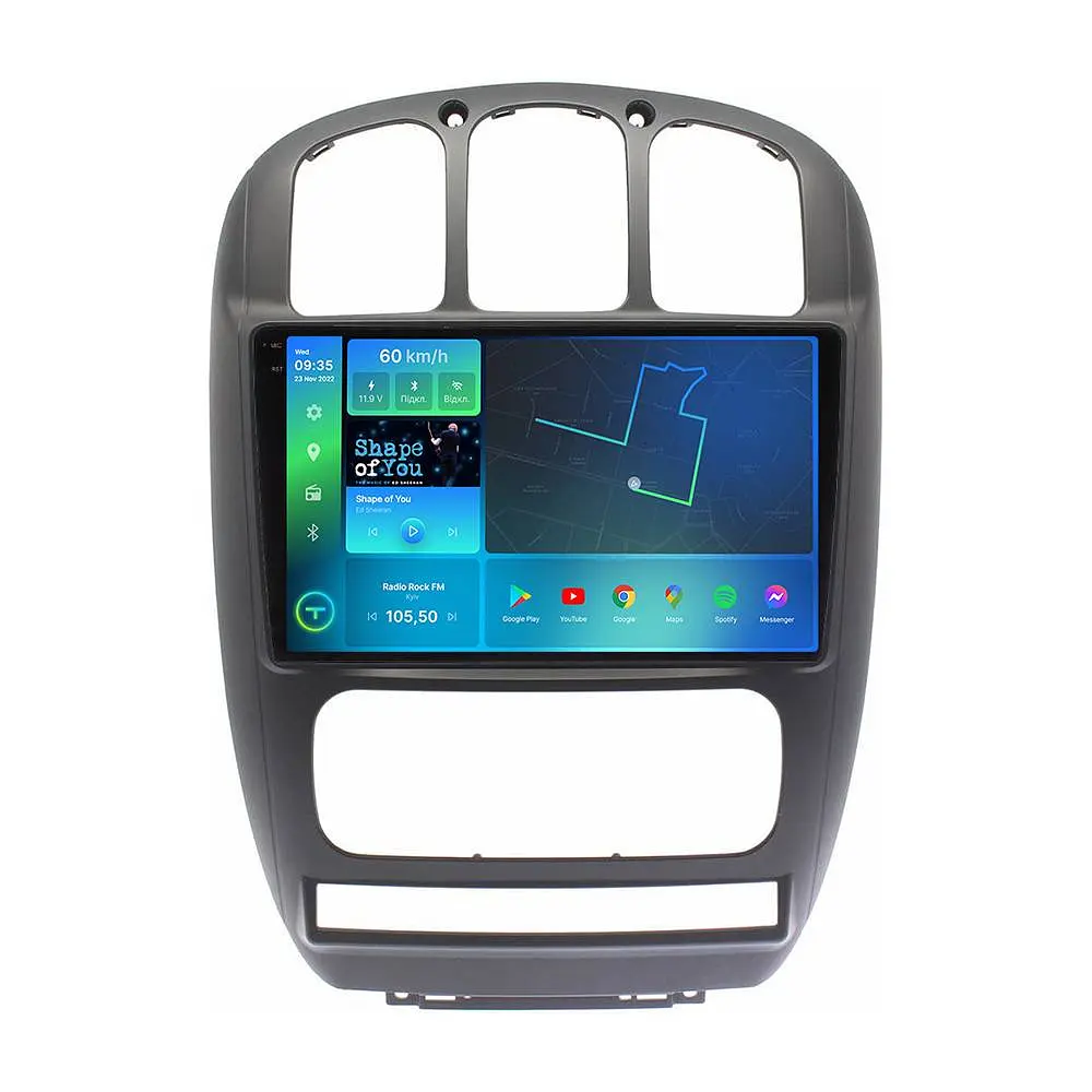Штатна магнітола TORSSEN 2K Chrysler Grand Voayger 2006-2012 FL10 4+64Gb 4G Carplay DSP