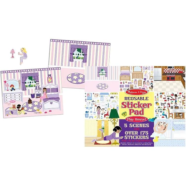 Набір наліпок Melissa & Doug Мій будинок багаторазові (MD14197) - фото 3