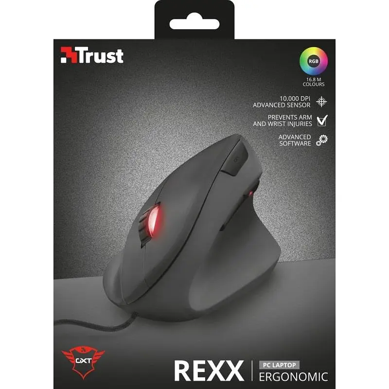 Мышь Trust GXT 144 Rexx Vertical (22991) - фото 10