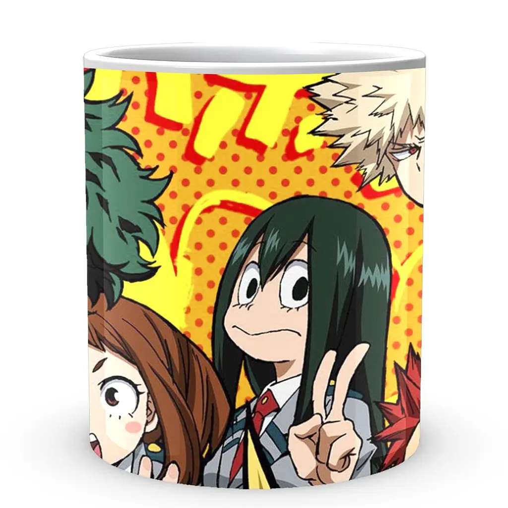 Кружка GeekLand Моя геройская академия My Hero Academia Деку, Урараку, Бакуго, Асуи и Киришима MHA 02.519 330 мл белая - фото 2