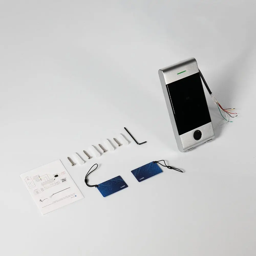 Клавіатура з Bluetooth, з контролером, зчитувачем відбитків пальців та карт Mifare Trinix TRK-1206BTFW Silver (71-00073) - фото 8